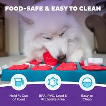 Outward Hound By Nina Ottosson Dog Brick Treat Puzzle Enrichment Toy, Level 2 Intermediate Game, Blue - Puppy Hide-n-slide (Green) - View 5