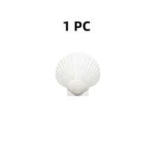 Conchas de vieira naturais grandes de 6 a 8 cm, conchas brancas do mar para decoração, conchas reais para artesanato, pintura, festa temática do oceano, casamento, 1/5/10 peças