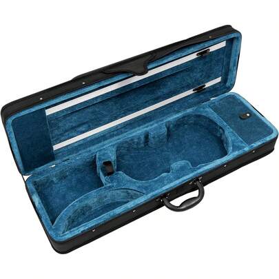HaroldDol Violin Case 4/4 Violin Hard Shell Violin Travel Case Oxford Cloth Musical Instrument Protection Case With CD-ROM For Touch Screen Driver 78 * 26 * 12.5cm