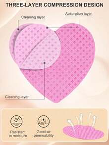 50/200片装卸甲油棉片、美甲及睫毛延长用品、卸睫毛胶湿巾、清洁棉片、卸甲油清洁棉片