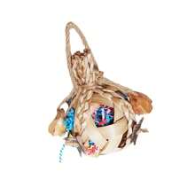 Large Parrot Toys Chew Toy Ball Cage Bite Hanging Training Bird Chewing Toy For Macaws Budgie Lovebird Finches Cockatoos