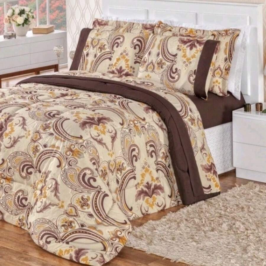 2 PREMIER DOUBLE QUILTS WITH BIAS PRINT (1 PIECE EACH)