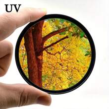 CUELY Camera UV Filters 49/52/55/58/62/67/72/77/82mm, Mirrorless & DSLR Camera Lens Protection Filters, Suitable For Canon, Nikon, Fujifilm, Sigma And More