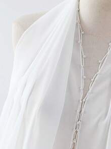 1pc-Pearls Beading Chiffon Hijab Scarf Woman Muslim Hijab Sweet Girl Hair/Headband Long Wraps Islam Turban Malaysian Headscarf - Multicolor - View 16