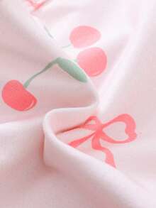 Chatreadl 3 Pieces Set Cute Casual Tween Girl Bra Suspenders Printed Pattern Fresh And Simple Suitable For All Seasons - Multicolor - View 6