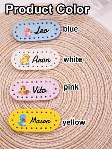 Etichette personalizzate per asilo nido, etichette in pelle personalizzate, etichette con nome personalizzabili, regali di compleanno personalizzabili, targhette con nome, adatte per cucire su indumenti, trapunte, zaini, cappelli, bambole, cancelleria, regali di compleanno, anniversari, scuola, idee regalo per lui/lei, amici, studenti, madre, coppie, migliori amici, famiglia - Stile A - Visualizzare 7
