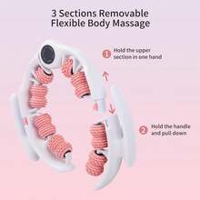 Trintion 2-In-1 Detachable Massage Roller For Legs & Body – Portable Cellulite Roller & Fascia Blaster Tool, Deep Tissue Muscle Relief, Pink - pink 1 - View 5