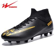 STARNOVO Shuangxing 8-Stud Voetbalschoenen Voor Mannen & Vrouwen, Modieuze Sportvoetbalschoenen, Elastische Kraag Voor Extra Comfort, Professionele Voetbalschoenen Voor Training & Wedstrijd