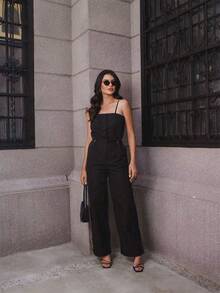 Women's Taquetel Jumpsuit - Black - View 4
