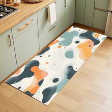 1/2 szt. Nowoczesny asymetryczny wzór tekstury dywanik kuchenny, odpowiedni do wewnątrz/na zewnątrz, chłonny i odporny na plamy, do stosowania w sypialni, łazience, kuchni, wejściu - zmywalny wystrój domu