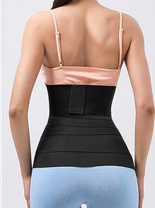 1pc Women Waist Wrap Corset Belt Elastic Adjustable Postpartum Abdomen Shaper