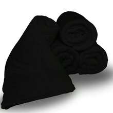 Kit 2 Plain Blankets For Couples In Microfiber 1.80 X 2.00 - Beauty & Comfort - KIT 2 BLACK - View 2