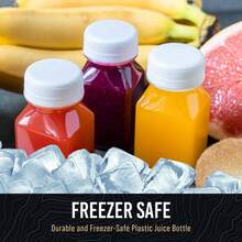 Local Delivery-Norcalway 6pcs 12oz Plastic Juice Bottles With Caps, Reusable Juicing Bottles, Clear Drink Containers With Lids For Juicing, Smoothie And Other Beverages - 4 OZ / 6 PACK - View 6