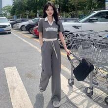 Women Two-Piece Outfits - Xám - Xem 2