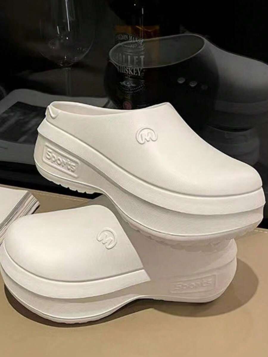 Non-Slip Kitchen Chef Nurse Health Shoe - White - View 1