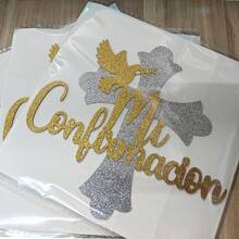 3pcs Cross Cake Topper Paperboard For Baptism, Christening, Communion Cake Decor, "Mi Bautizo", God Bless Cake Topper For Party Cake Decorations, Baptism Party, BabyShowers, Gender Reveal, Birthdays, Graduation, Holiday Celebrations, Cake Decor Supplies, Baking Decor Supplies, Party Decor Supplies - Multicolor - View 6