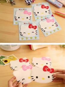 Sanrio Sanrio Cartoon Coasters, Hello Kitty Cat Silicone Non-Slip Cup Mats, Bowl Pads, Heat Insulation Pads, Party Favors, Tabletop Decor Coasters