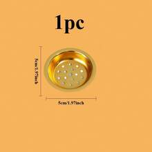 1 pièce-40 pièces Accessoires de brûleur d'encens de couleur dorée 5*1,5 cm/1,97*0,6 pouces. Peut être utilisé avec divers brûleurs d'encens. Beau et durable, idéal pour la décoration de la maison, l'aromathérapie, le yoga et la méditation.