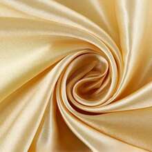 1 pieza de tela de satén de multicolor (rojo, dorado, amarillo, verde oscuro, marrón, rosa, morado), material de forro de alta calidad para bodas