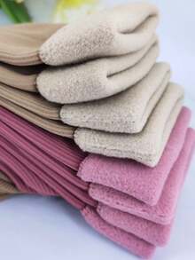 Kit 2 4 Pairs Women's Thick Flexible Thermal Winter Socks 35-42 - Nhiều màu - Xem 4