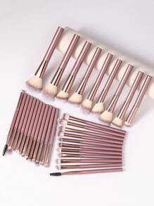 Set di 32/20/15 pezzi di ciuffi per trucco morbidi, ciuffo per cosmetici, bellezza, fondotinta, pennello per cipria, trucco, correttore, illuminante, ultra-soffio, capelli sintetici di alta qualità per il trucco quotidiano