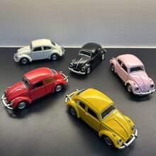 Metal Cart Collections Miniature Beetle Friction Opens Doors - 黃色 - 查看 2