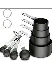 8 Piece Kitchen Measuring Cup And Measuring Spoon - Multicolor - View 13