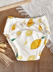 1 pezzo/3 pezzi di Pannolini di addestramento per bambini riutilizzabili, inserti lavabili per pannolini, biancheria intima per l'addestramento al vasino per neonati, fodera per pannolini traspirante (il motivo floreale non è fisso, design floreale casuale)