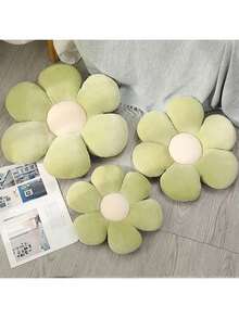 1 件 35 厘米彩色花朵毛绒靠垫、花瓣抱枕、家居装饰和礼物