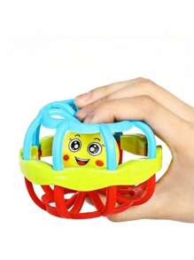 1 Set Of 3 Rabbit Interactive Toys With Bells - Plastic Ball Toy Set, Safe For Small Pets, Suitable For Mice, Rabbits, Guinea Pigs And Chinchillas