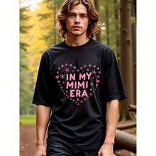 Inappropriate Shirts, Cotton Tshirts For Men, Vintage-Inspired In My Mimi Era T-Shirts For Men, Work Out Shirts, Men Tshirt For Best Choice - Black - View 1