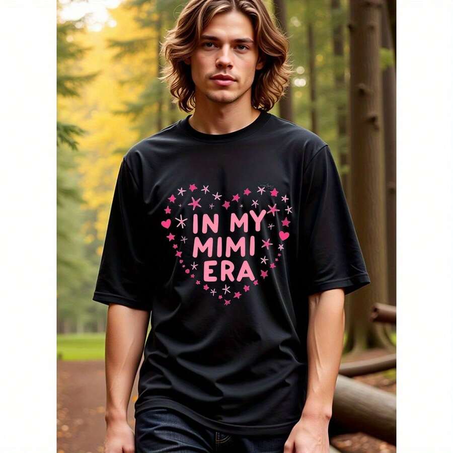Inappropriate Shirts, Cotton Tshirts For Men, Vintage-Inspired In My Mimi Era T-Shirts For Men, Work Out Shirts, Men Tshirt For Best Choice - Black - View 1