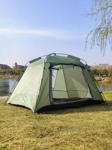 1 Peça Barraca de Camping ao Ar Livre, Fácil de Montar, À Prova d'Água e com Proteção Solar, Adequada para 1-3 Pessoas