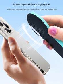 Supporto magnetico per telefono con anello in pelle, compatibile con iPhone 12-17 Pro Max, supporto da tavolo orizzontale e verticale, regalo di primavera - Multicolore - Visualizzare 7