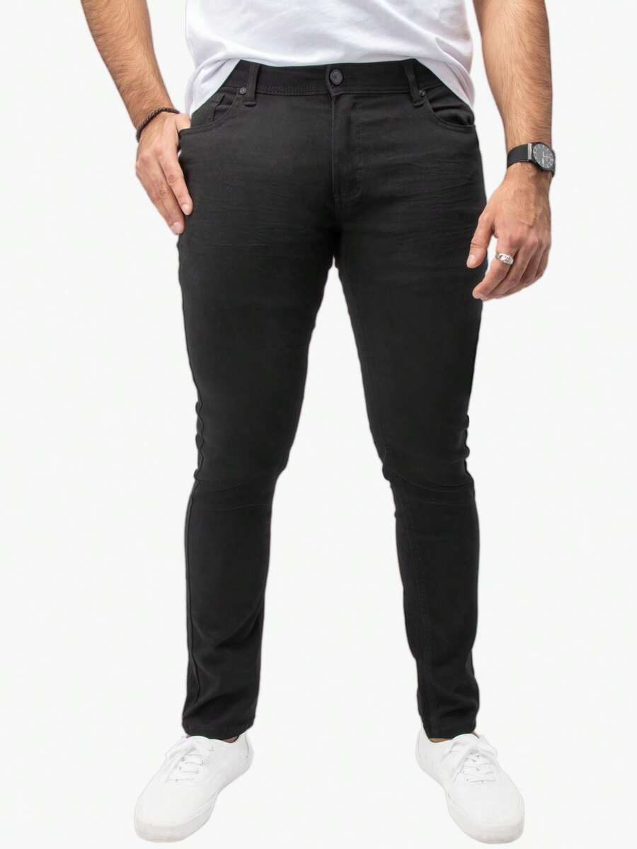 Pantalones para hombre - Negro azabache - Ver 1