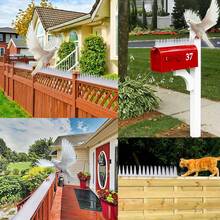 10M Bird Spikes For Anti Pigeons Deterrent To Keep Bird Or Animals Away Fence Spikes, 24Pcs 43cm Ultra-Effective Plastic Anti Bird Spikes - Pigeon Deterrent - Wall & Fence Spikes For Cats & Birds, Advanced Pest Control For Outdoor Use - Coverage, Deters Squirrels, Raccoons, Pigeons & Foxes - Clear - View 4