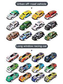 [Set de 5/20/30 piezas] Juego de coches de juguete de inercia de aleación para niños, aviones a reacción en miniatura, adecuado para niños y niñas, incluye coche de carreras, coche de metal y coche de rally, set de coches en miniatura, regalo de cumpleaños (500 patrones aleatorios surtidos, pueden haber ligeras diferencias de medidas debido a que son hechos a mano), vuelta al colegio