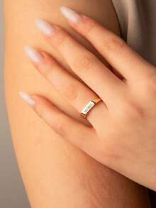 Customized Personalized Name Rapper Style Heart Lace Flower Carved Ring, Father's Day Mother's Day Valentine's Day Birthday Anniversary Gift, Christmas Graduation Family High-End Present For Friends Classmates Silver, Gold Stylish