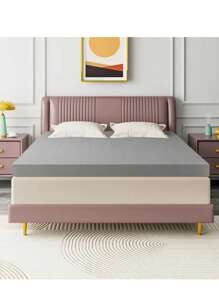 Extra Firm Queen Mattress Topper 2 Inch - High Density Firm Foam Bed Topper, CertiPUR-US Certified For Back Support & Pressure Relief