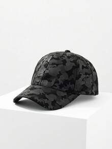 1 pieza Gorra de béisbol camuflaje, sombrero de protección solar unisex para primavera/verano para exteriores - Multicolor - Ver 6