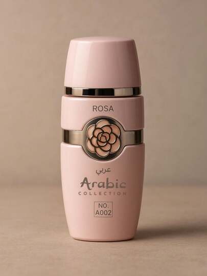 Perfume Árabe Feminino Rosa A002 – 25ml – Doce Floral Baunilha