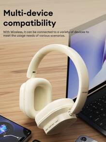 HYUNDAI Écouteurs Bluetooth HYUNDA HY-H08 avec annulation du bruit ENC, son surround haute définition, commutation filaire/sans fil, microphone pour enregistrement/appel, musique/jeu, faible latence, longue durée de vie de la batterie, écouteurs sans fil confortables et respirants