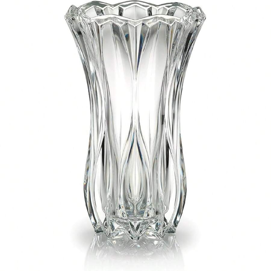 Celebrations By Mikasa Blossom Crystal Vase, 12-Inch - 12-inch - View 1