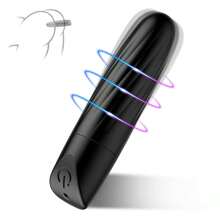 Vibrador tipo bala recargable por USB, estimulador clitoriano, masturbador con vibración para masaje vaginal, juguete sexual para mujeres