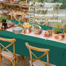 1/3/5 Stücke Rosa Serie Valentinstag Tischdecken, einfarbige Party Tischdecken, geeignet für Feiertags-Partys, Firmenzusammenkünfte, Outdoor-Picknicks und -Abendessen, tragbare und praktische Plastiktischdecken für Feiertage, Hochzeiten, Geburtstage und Feiertage - 137 cm x 183 cm, Valentinstag Tischdecken