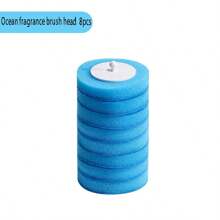 1 Set Disposable Toilet Brush Accessories, Strong Stain Removal + Long-Lasting Fragrance, Disposable Toilet Brush Head, Bathroom Supplies