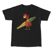 Chicken Joe Shirt, Beach Surf Unisex T-Shirt Back Printed Cotton Casual Classic, Gift For Her, Gift For Him, Gift For Friend Menswear Top - màu đen - Xem 1