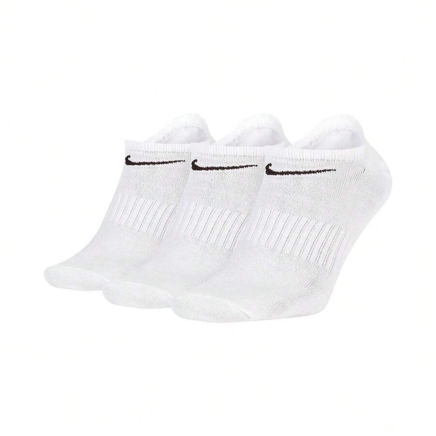 Nike 3双男士日常轻便运动袜 - 白色 - 查看 1