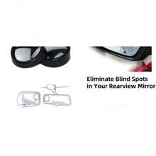 1PC 360 HD Wide Angle Blind Spot Mirror For Car - Round Rearview Anti-Glare Accessories, Eliminate Blind Spots For Safe Driving, Parking & Lane Changing - Universal Fit
