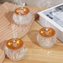 1 pièce-40 pièces Accessoires de brûleur d'encens de couleur dorée 5*1,5 cm/1,97*0,6 pouces. Peut être utilisé avec divers brûleurs d'encens. Beau et durable, idéal pour la décoration de la maison, l'aromathérapie, le yoga et la méditation.